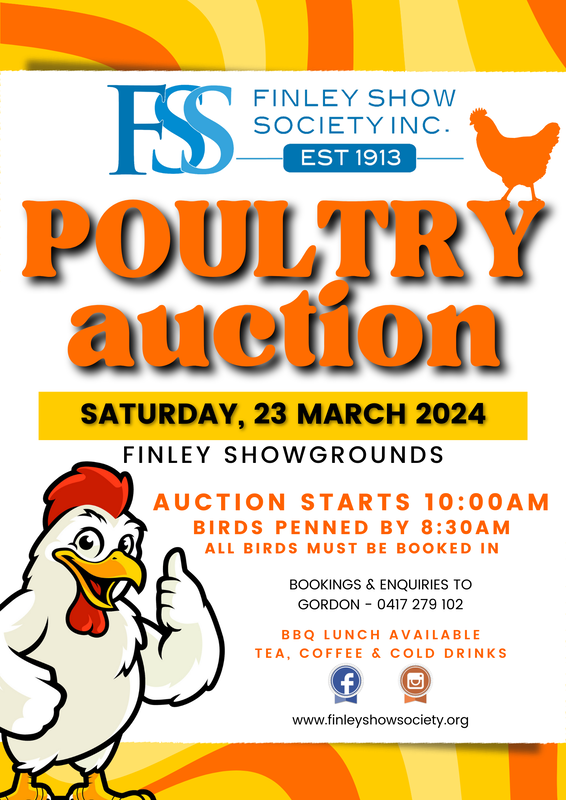 2024 Finley Show Society Poultry Auction
